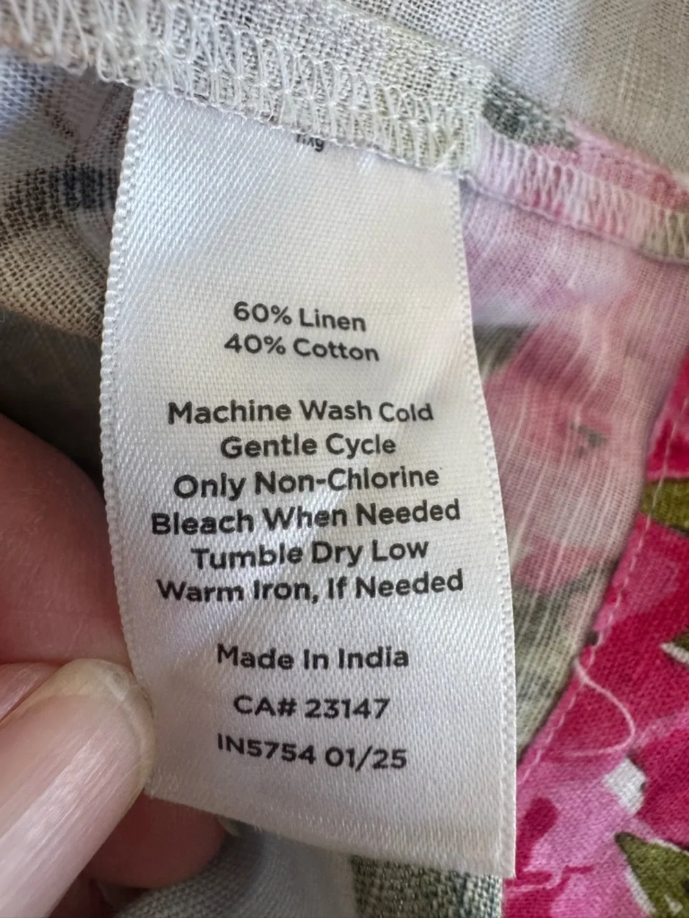 NWT Talbots Coastal Scenic Lemon Print Sleeveless Linen Top - White Yellow - Picture 8 of 9